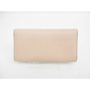 Chloe Beige Wallet Flap Georgia Leather Long